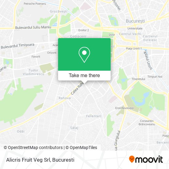 Alicris Fruit Veg Srl map
