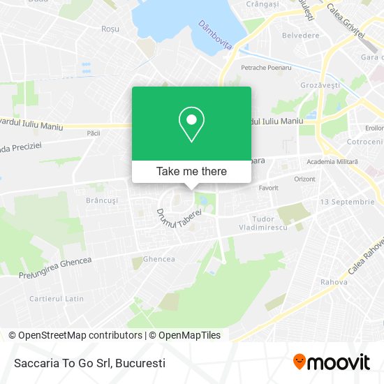 Saccaria To Go Srl map