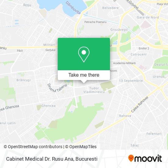 Cabinet Medical Dr. Rusu Ana map