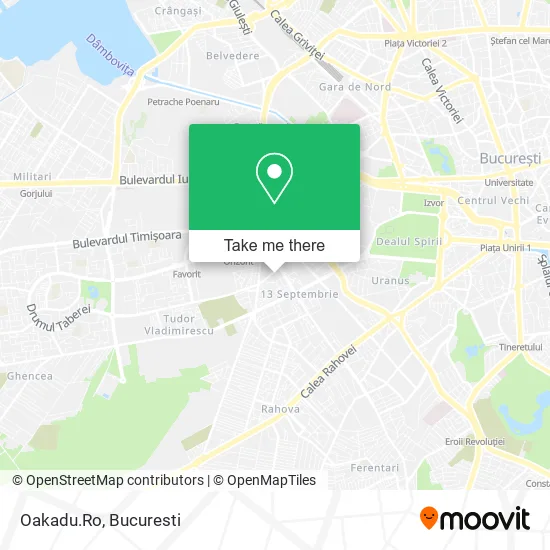 Oakadu.Ro map