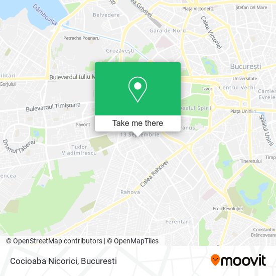 Cocioaba Nicorici map