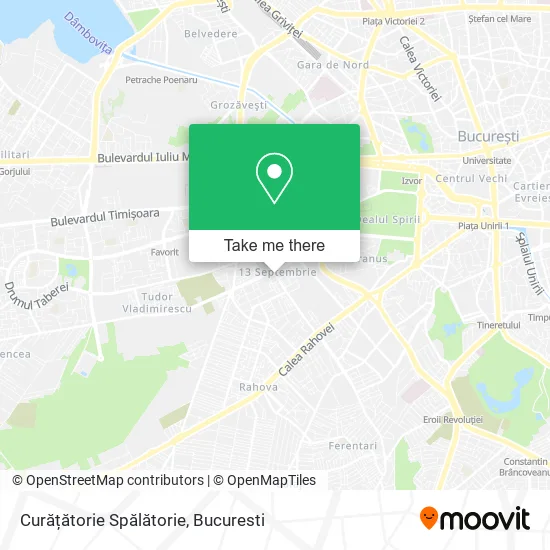 Curățătorie Spălătorie map
