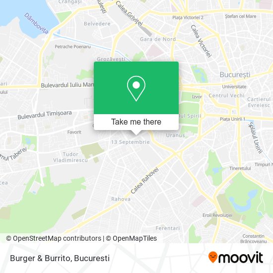 Burger & Burrito map