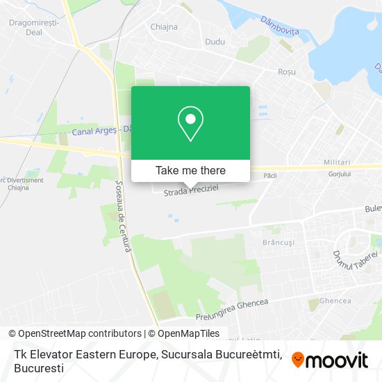 Tk Elevator Eastern Europe, Sucursala Bucureètmti map