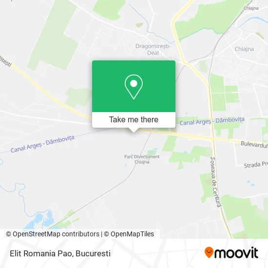 Elit Romania Pao map