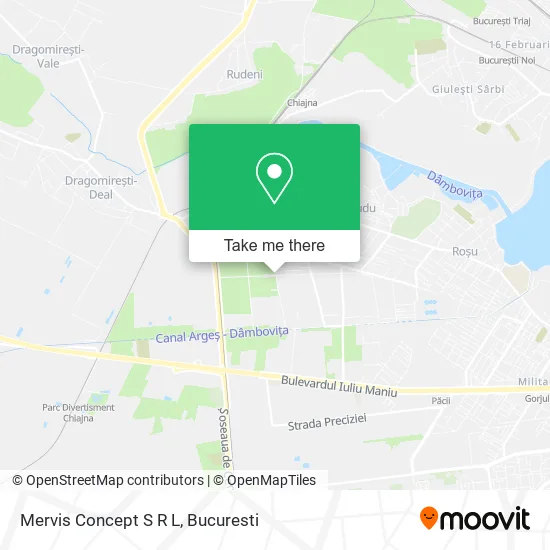 Mervis Concept S R L map