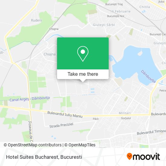Hotel Suites Bucharest map