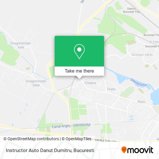 Instructor Auto Danut Dumitru map