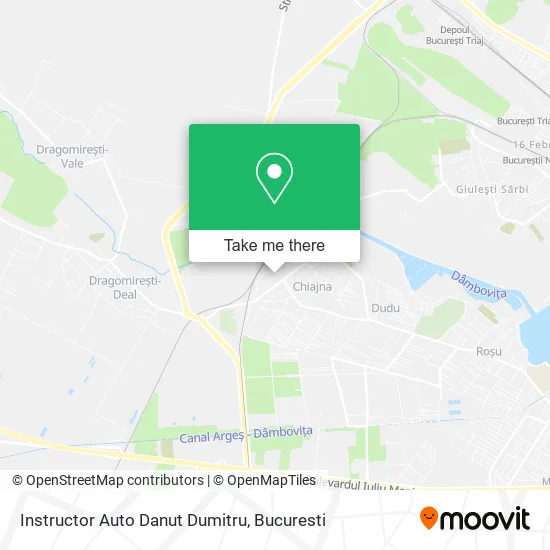 Instructor Auto Danut Dumitru map