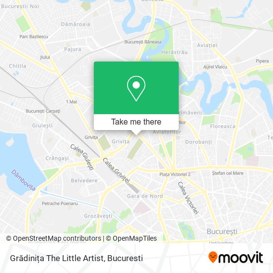 Grădinița The Little Artist map