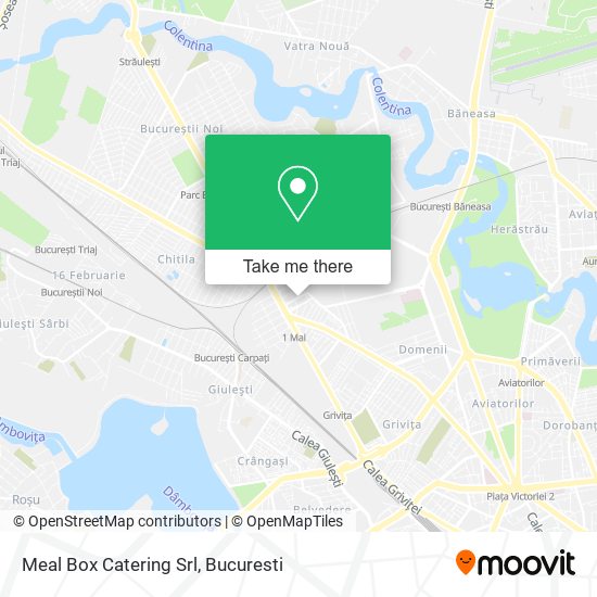 Meal Box Catering Srl map
