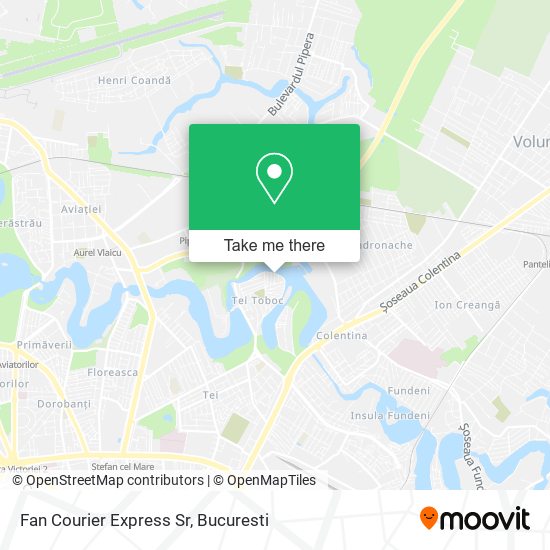 Fan Courier Express Sr map