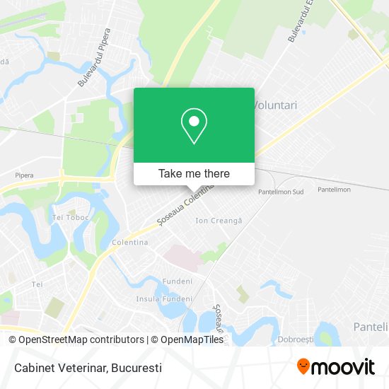 Cabinet Veterinar map