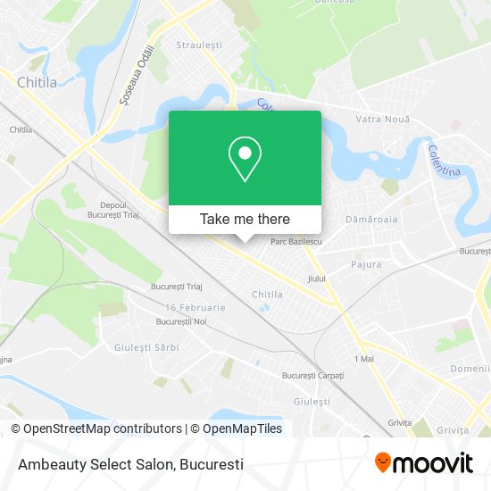 Ambeauty Select Salon map