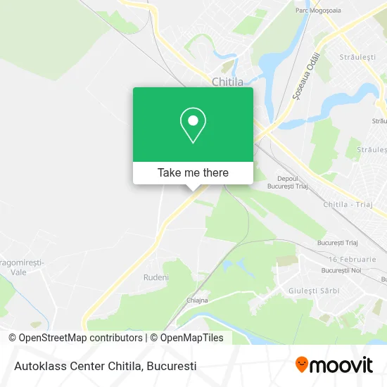 Autoklass Center Chitila map