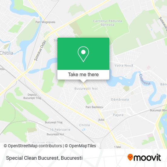 Special Clean Bucurest map
