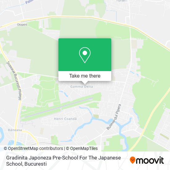 Gradinita Japoneza Pre-School For The Japanese School map