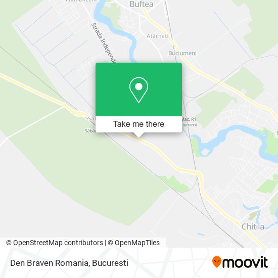 Den Braven Romania map