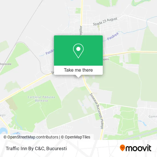 Traffic Inn By C&C map