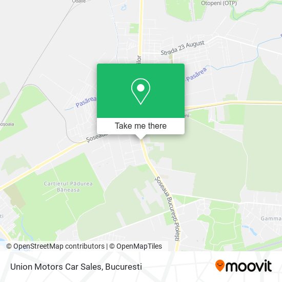Union Motors Car Sales map