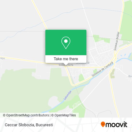 Ceccar Slobozia map