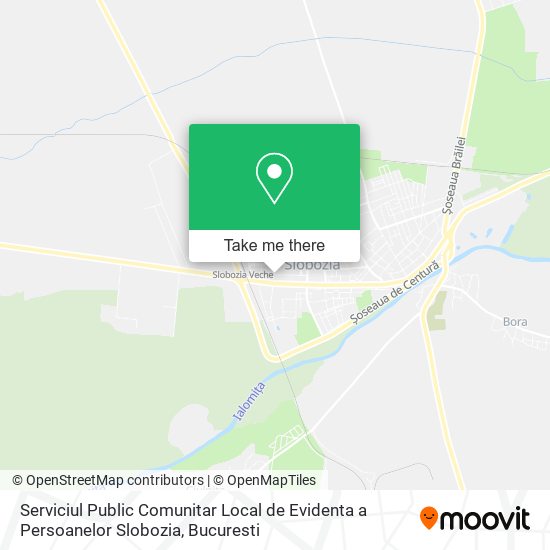 Serviciul Public Comunitar Local de Evidenta a Persoanelor Slobozia map