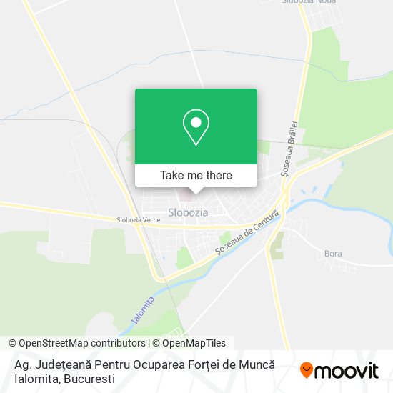 Ag. Județeană Pentru Ocuparea Forței de Muncă Ialomita map