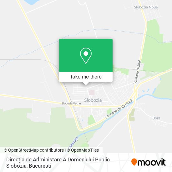 Direcția de Administare A Domeniului Public Slobozia map