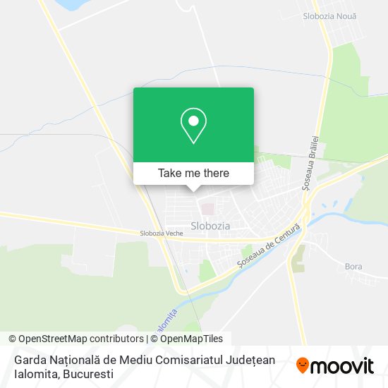 Garda Națională de Mediu Comisariatul Județean Ialomita map