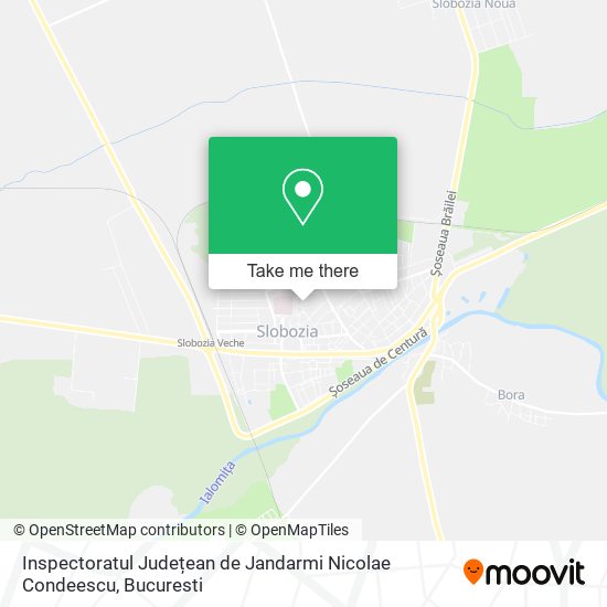 Inspectoratul Județean de Jandarmi Nicolae Condeescu map