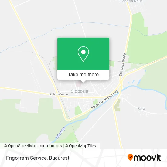 Frigofram Service map