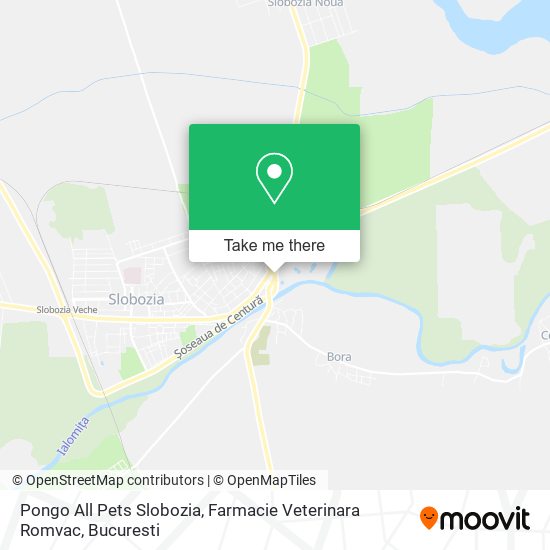 Pongo All Pets Slobozia, Farmacie Veterinara Romvac map