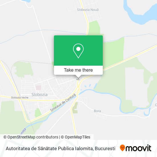 Autoritatea de Sănătate Publica Ialomita map