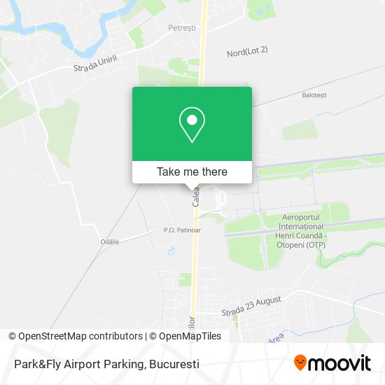 Park&Fly Airport Parking map