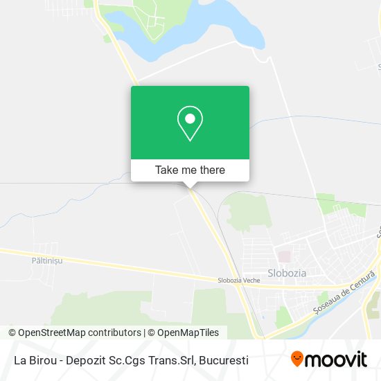 La Birou - Depozit Sc.Cgs Trans.Srl map