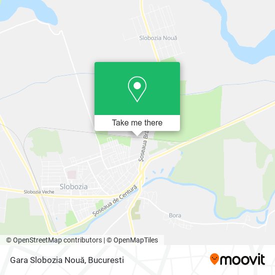 Gara Slobozia Nouă map
