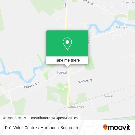 Dn1 Value Centre / Hornbach map