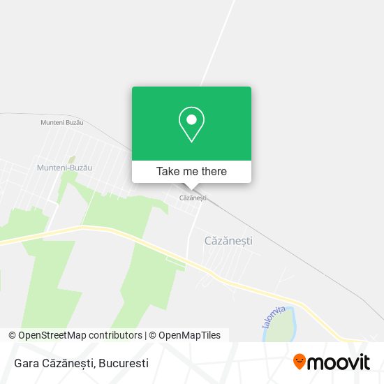 Gara Căzănești map