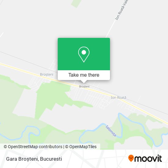 Gara Broșteni map