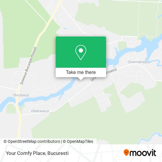 Your Comfy Place map