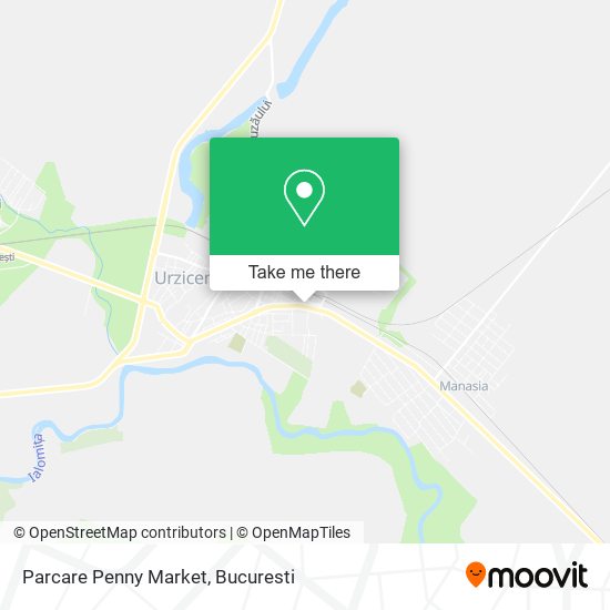 Parcare Penny Market map