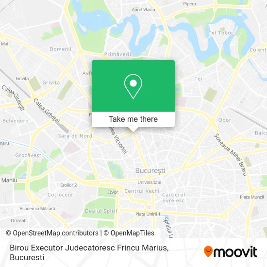 Birou Executor Judecatoresc Frincu Marius map