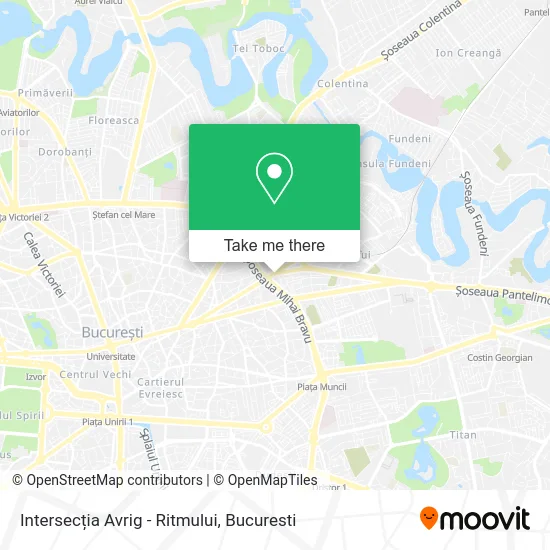 Intersecția Avrig - Ritmului map