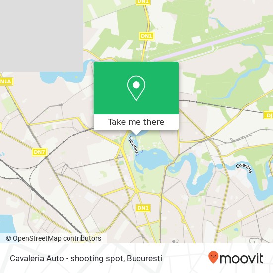 Cavaleria Auto - shooting spot map