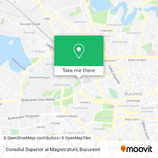 Consiliul Superior al Magistraturii map