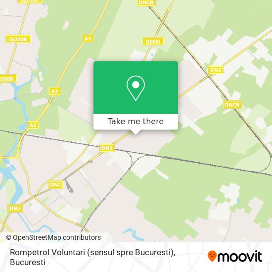 Rompetrol Voluntari (sensul spre Bucuresti) map