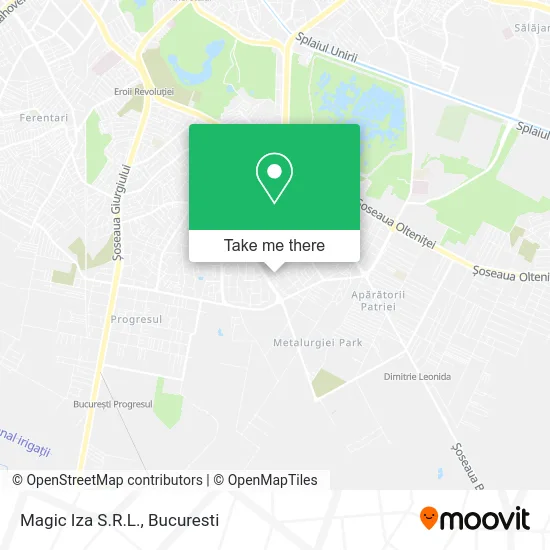 Magic Iza S.R.L. map