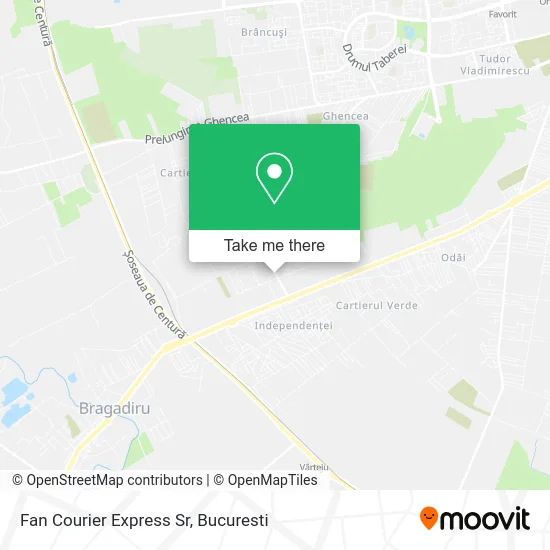 Fan Courier Express Sr map