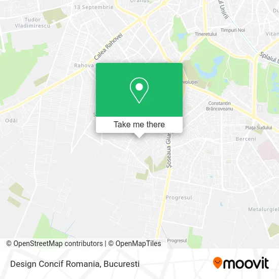 Design Concif Romania map