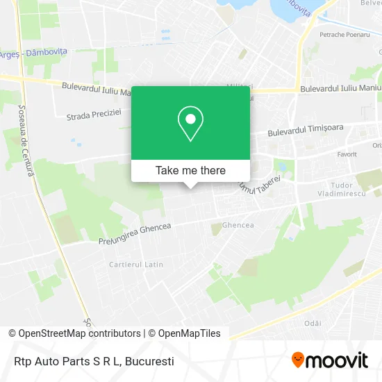 Rtp Auto Parts S R L map